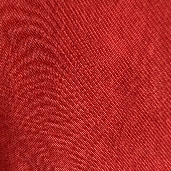 Veronika Maine Wrap Tie Front Red Orange Dress Size 14 Spring Summer Office - Picture 9 of 11